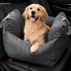 Dog Car Seat Bed Waterproof Non-Slip Adjustable Safety Leashes