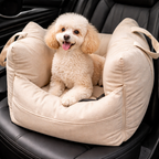 Dog Car Seat Bed Waterproof Non-Slip Adjustable Safety Leashes