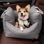 Dog Car Seat Bed Waterproof Non-Slip Adjustable Safety Leashes