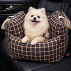 Dog Car Seat Bed Waterproof Non-Slip Adjustable Safety Leashes