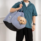 Dog Car Seat Bolster Support Non-Slip Base & Removable Cover