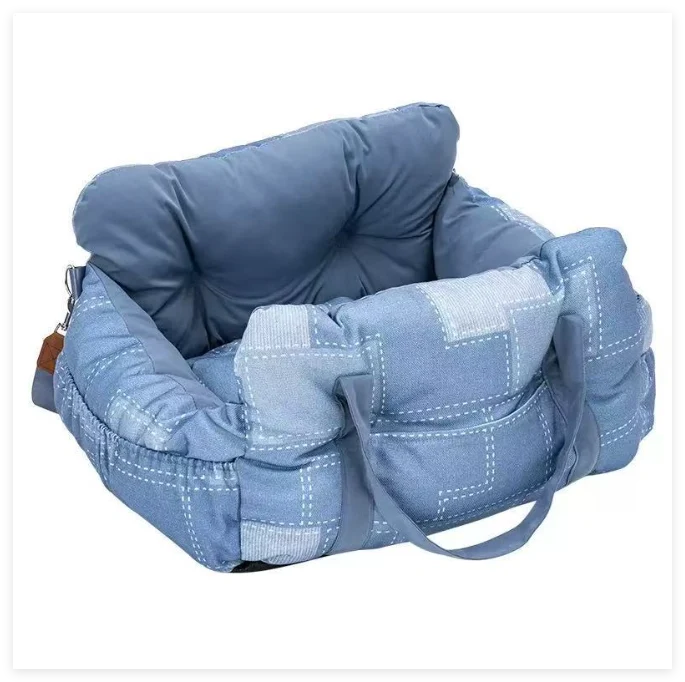 Dog Car Seat Booster Safety Straps & Washable Cover