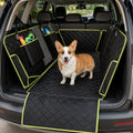 Dog Car Seat Cover 6-in-1 Quilted Waterproof Non-Slip