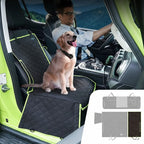 Dog Car Seat Cover 6-in-1 Quilted Waterproof Non-Slip