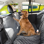 Dog Car Seat Cover Hammock Waterproof 600D Mesh Window