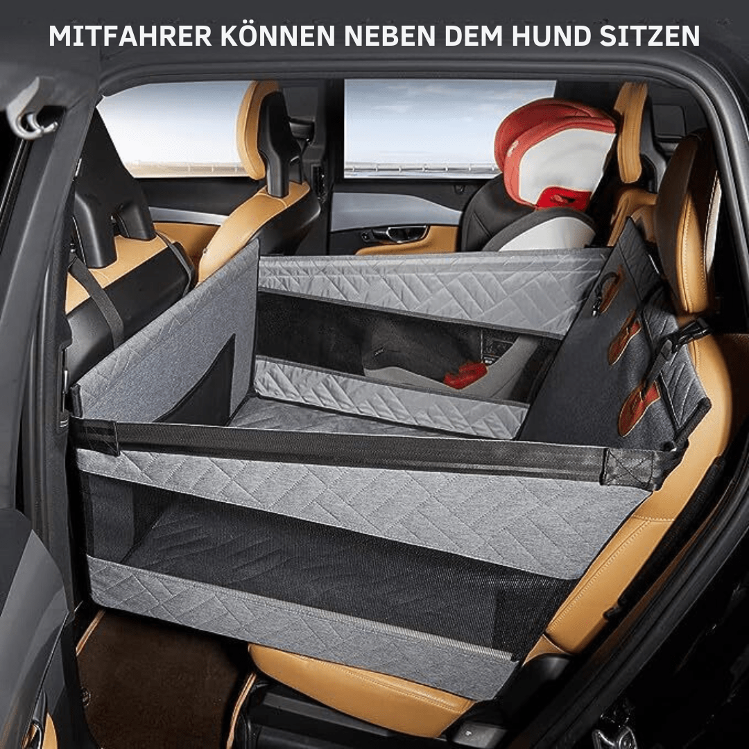 Dog Car Seat Cover Memory Foam Waterproof Reinforced Sides