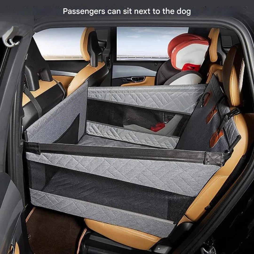 Dog Car Seat Cover Memory Foam Waterproof Reinforced Sides