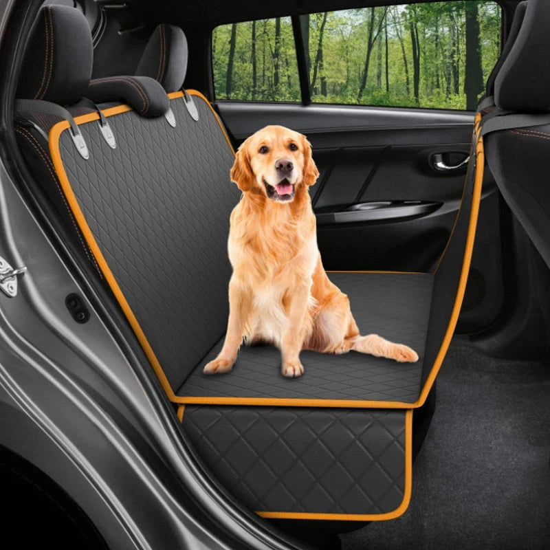 Dog Car Seat Cover Visual Mesh Waterproof & Anti-Skid