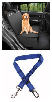 Dog Car Seat Cover Visual Mesh Waterproof & Anti-Skid
