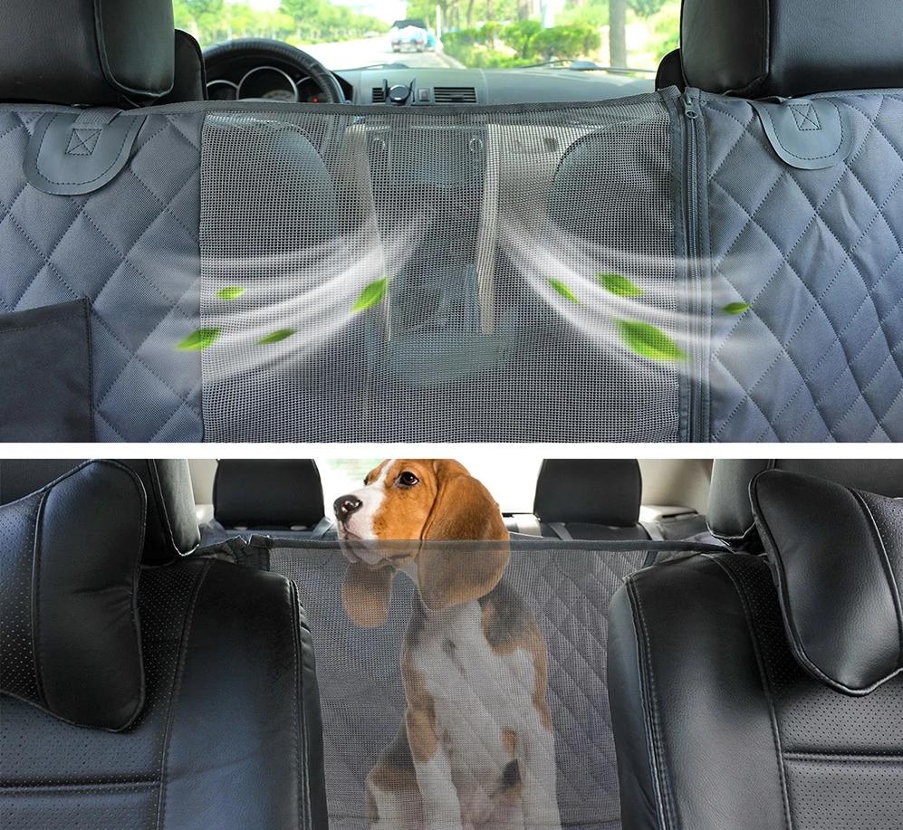 Dog Car Seat Cover Waterproof Non-Slip Safety Clips