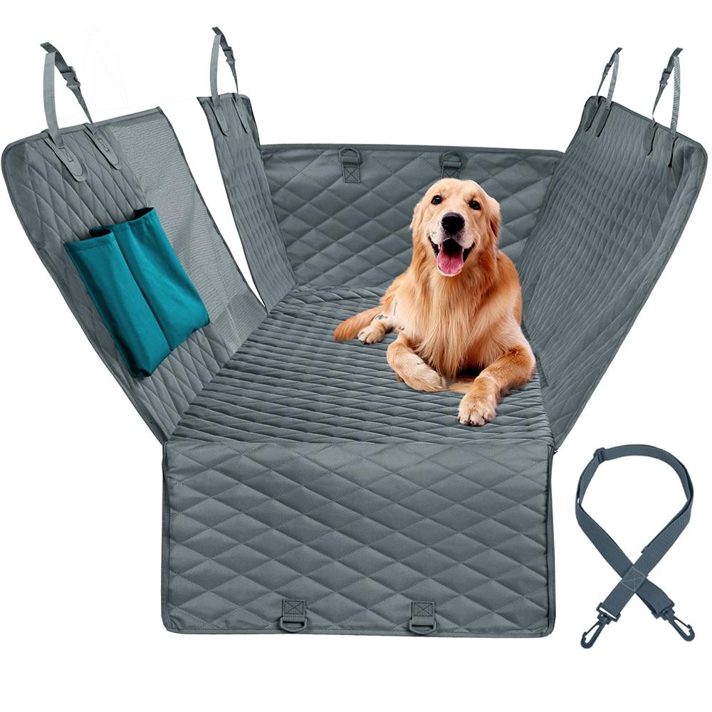 Dog Car Seat Cover Waterproof Non-Slip Safety Clips