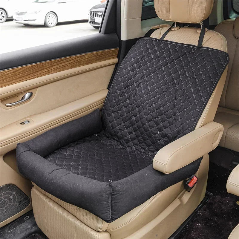 Dog Car Seat Cover Waterproof Padded Travel Bed