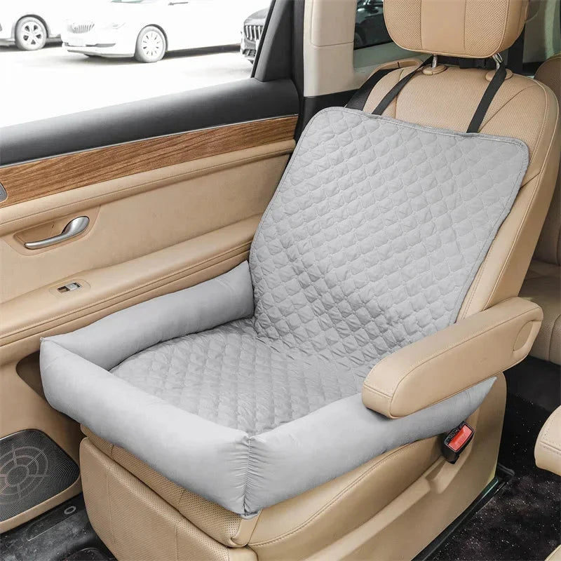 Dog Car Seat Cover Waterproof Padded Travel Bed