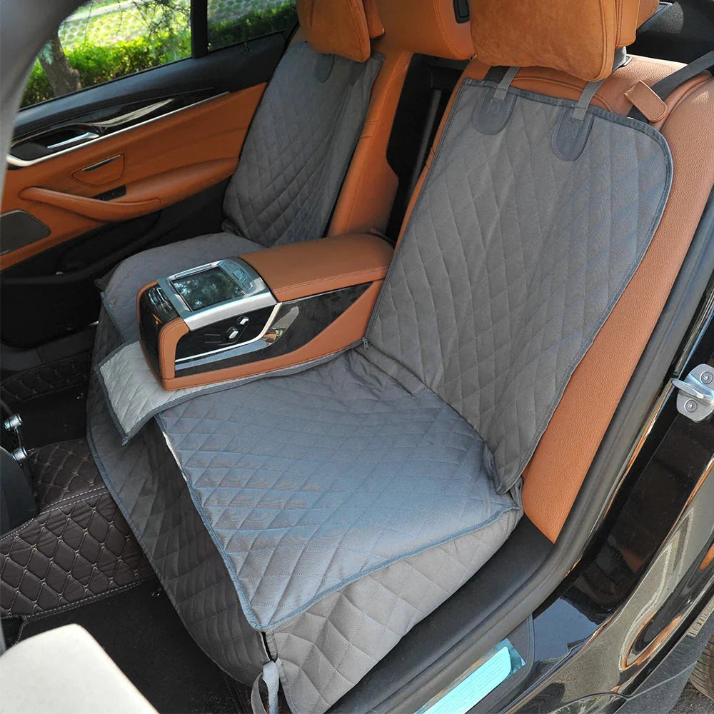 Dog Car Seat Cover Waterproof & Scratch-Resistant Universal Fit