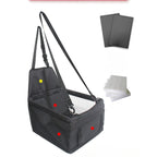 Dog Car Seat Elevated Waterproof & Anti-Slip Base