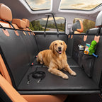 Dog Car Seat Extender Hard-Bottom Waterproof 400 lb Capacity