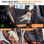 Dog Car Seat Extender Memory Foam & Waterproof Universal Fit