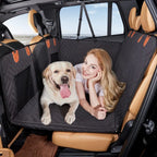 Dog Car Seat Extender Rigid Base & Waterproof Cover
