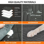 Dog Car Seat Extender Rigid Base & Waterproof Cover