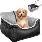 Dog Car Seat Removable Waterproof Cover & Adjustable Straps