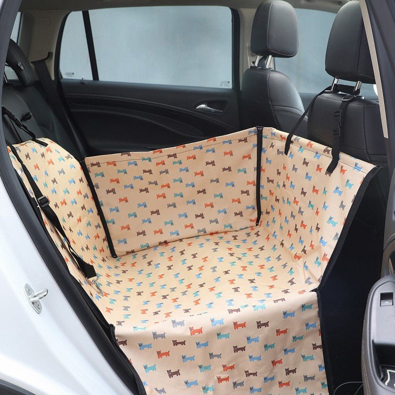 Dog Car Seat Waterproof Padded Machine-Washable