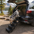 Dog Car Steps Foldable Non-Slip Steel Frame