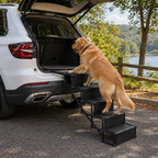 Dog Car Steps Foldable Non-Slip Steel Frame