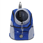 Dog Carrier Backpack Breathable Mesh Peek Window Oxford Cloth