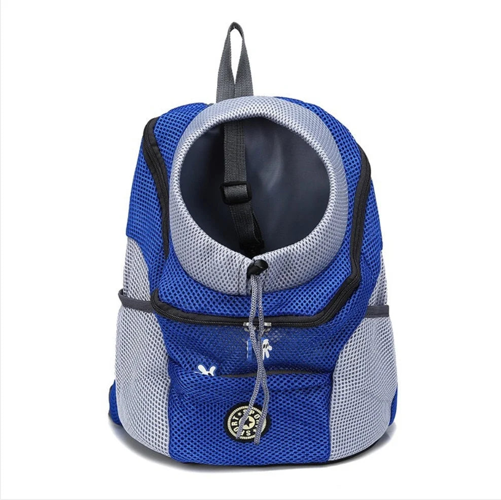 Dog Carrier Backpack Breathable Mesh Peek Window Oxford Cloth