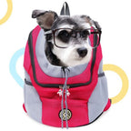 Dog Carrier Backpack Breathable Mesh Peek Window Oxford Cloth