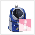 Dog Carrier Backpack Breathable Mesh Peek Window Oxford Cloth