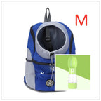 Dog Carrier Backpack Breathable Mesh Peek Window Oxford Cloth