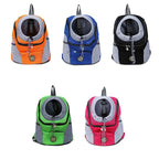Dog Carrier Backpack Breathable Mesh Peek Window Oxford Cloth