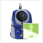 Dog Carrier Backpack Breathable Mesh Peek Window Oxford Cloth
