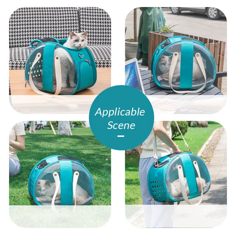 Dog Carrier Backpack Ventilated Viewing Window Ergonomic Strap