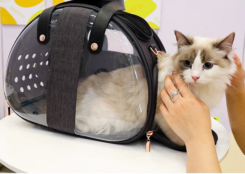 Dog Carrier Backpack Ventilated Viewing Window Ergonomic Strap