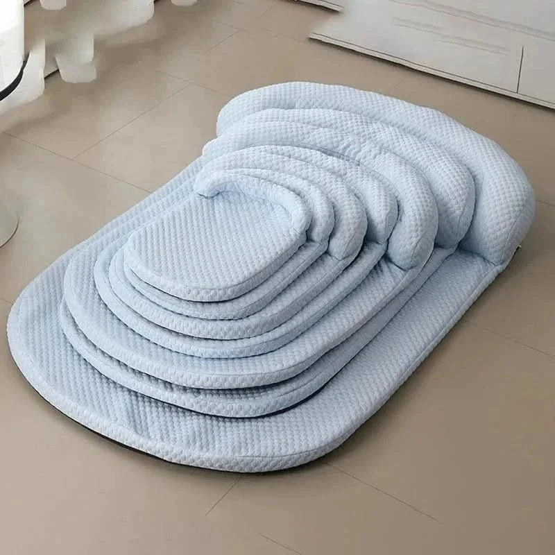 Dog & Cat Bed Cooling Silk Foam Filling & Washable Cover