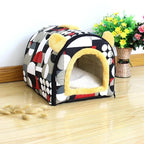 Dog & Cat Bed Enclosed Thick Suede Three Sizes