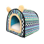 Dog & Cat Bed Enclosed Thick Suede Three Sizes