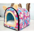 Dog & Cat Bed Enclosed Thick Suede Three Sizes