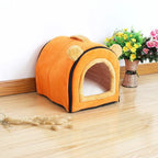 Dog & Cat Bed Enclosed Thick Suede Three Sizes