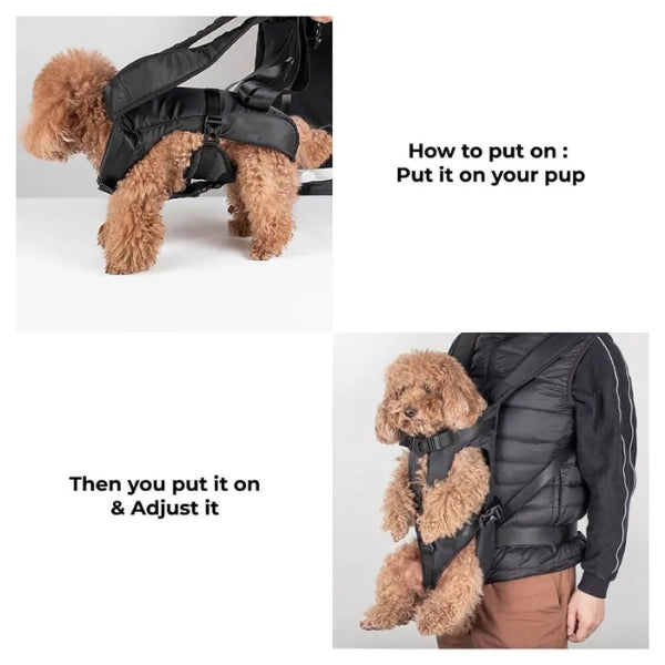 Dog & Cat Carrier Backpack Waterproof Breathable Adjustable Straps