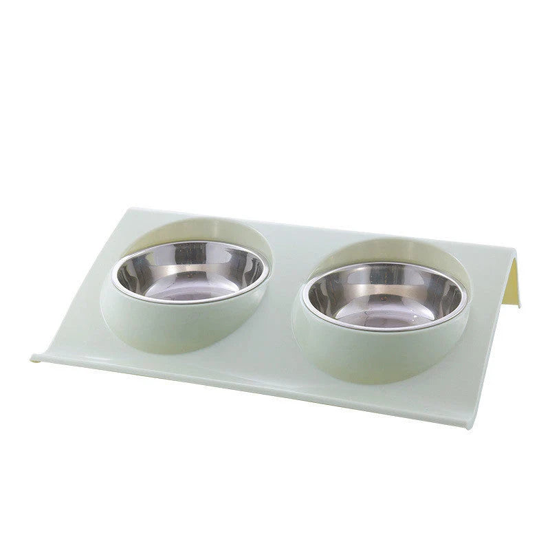 Dog & Cat Double Bowl Stainless Steel & BPA-Free