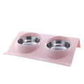 Dog & Cat Double Bowl Stainless Steel & BPA-Free