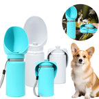 Dog & Cat Water Bottle Foldable Silicone Leak-Proof 550ml