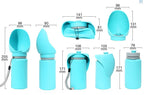 Dog & Cat Water Bottle Foldable Silicone Leak-Proof 550ml