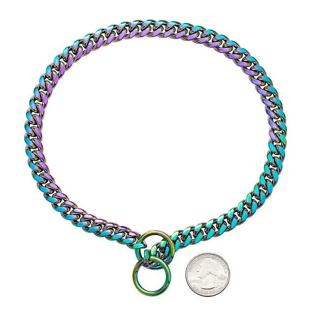 Dog Chain Collar 316L Stainless Cuban Link