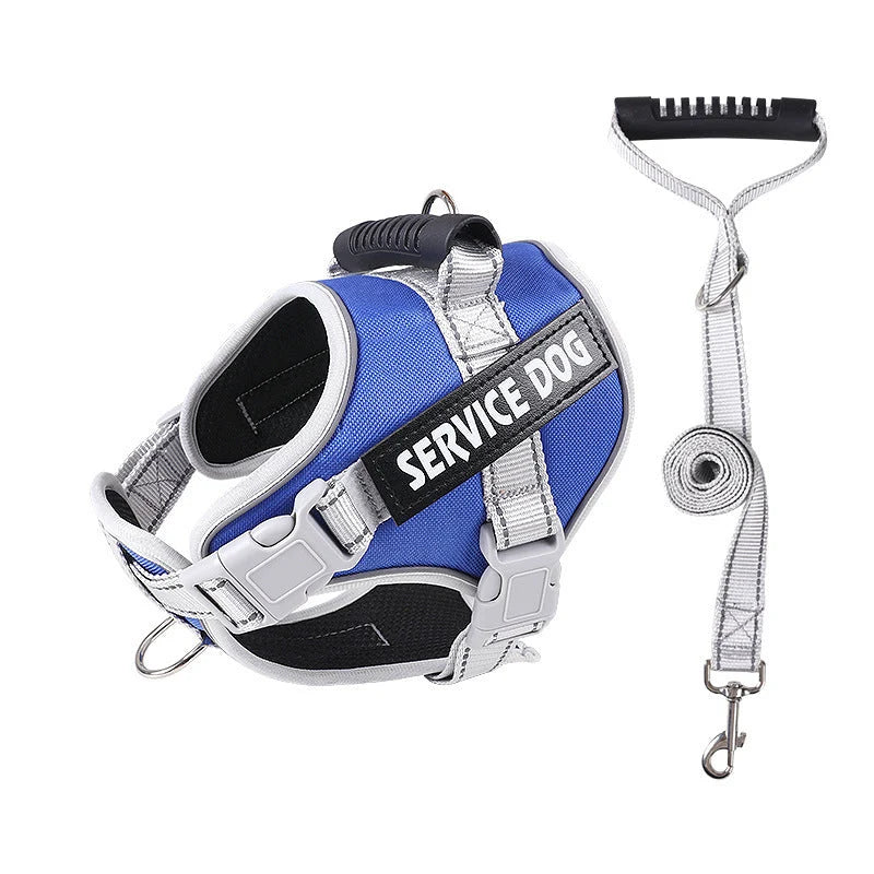 Dog Chest Strap Adjustable Cloth With Matching Traction Rope