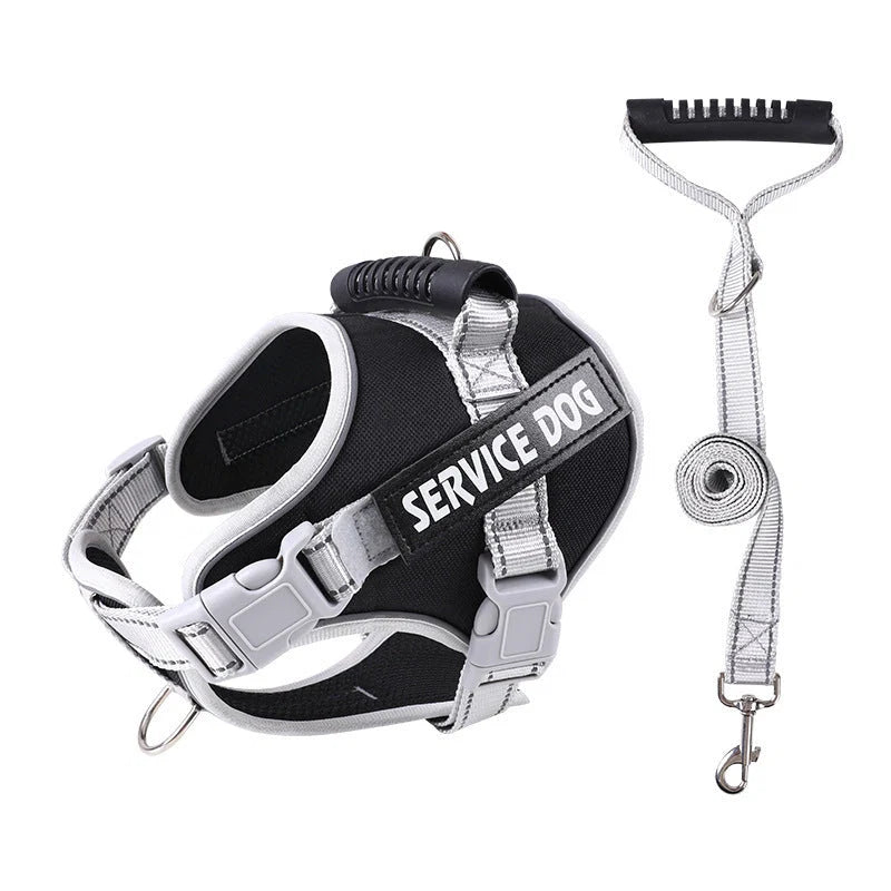 Dog Chest Strap Adjustable Cloth With Matching Traction Rope