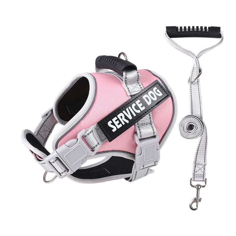 Dog Chest Strap Adjustable Cloth With Matching Traction Rope